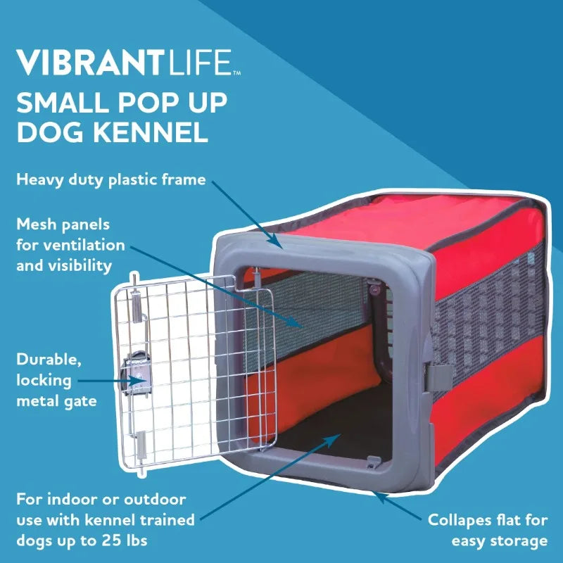 22.5" Polyester Pop up Pet Kennel r