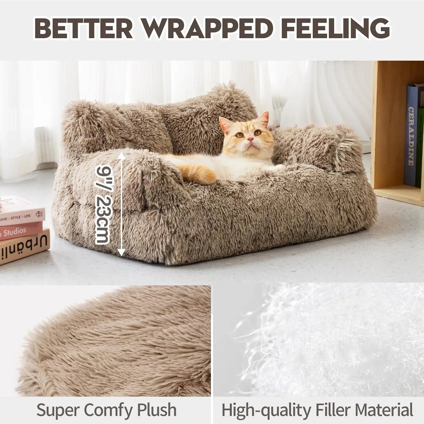 Pet Bed for Cats & Small Dogs