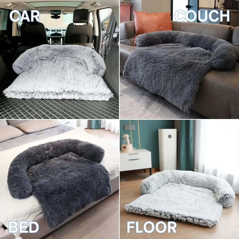 Fluffy Plush Dog Mat