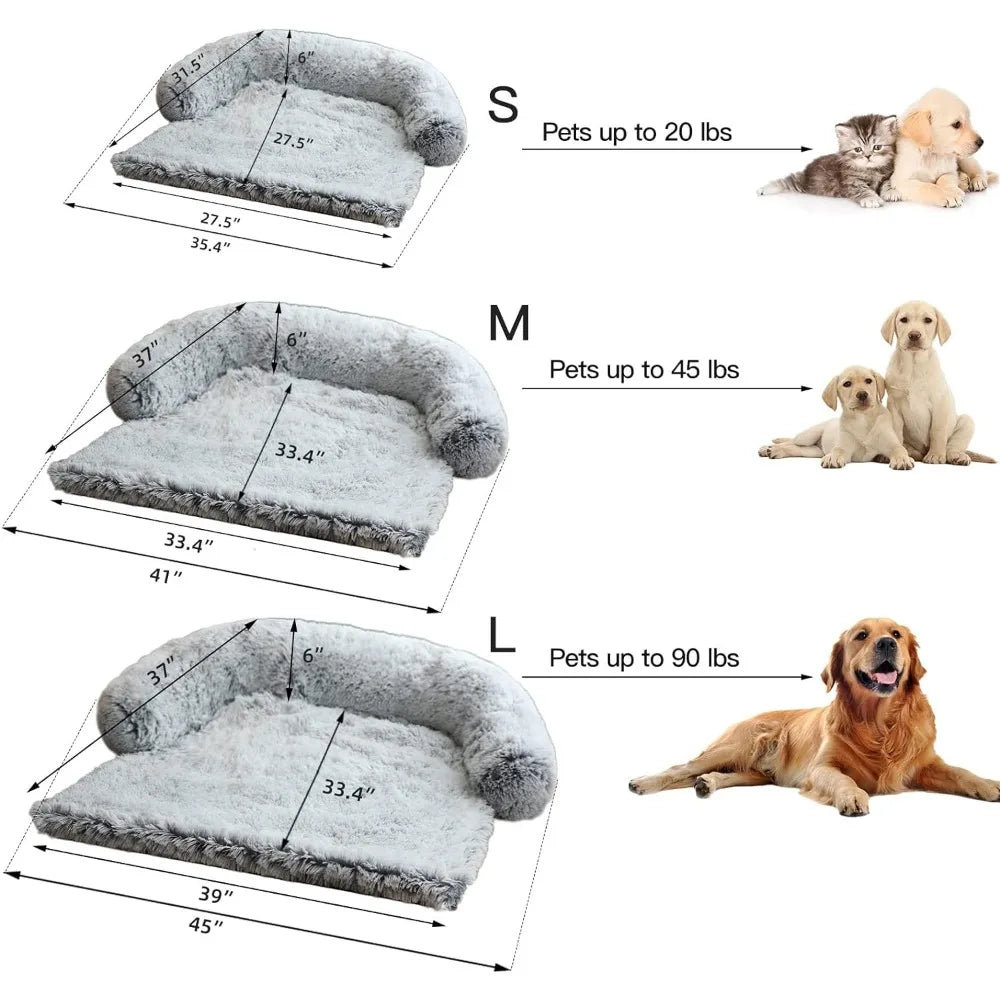 Fluffy Plush Dog Mat