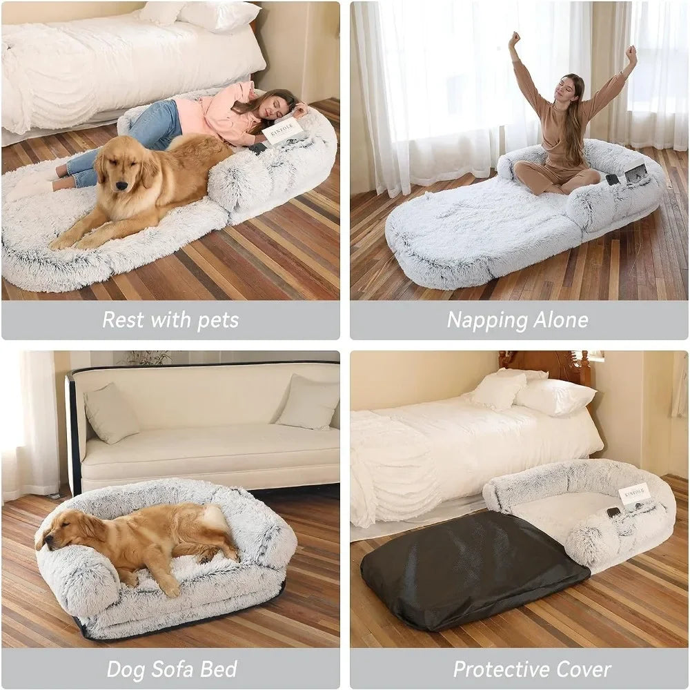 Mattresses Foldable Plush Washable Dog Bed