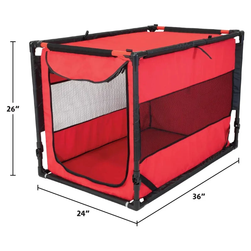 Soft Dog Crate Large Portable Dog Kennel,